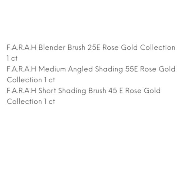 🖌️ F.A.R.A.H Luxury Rose Gold Makeup Brushes - Picture 8 of 11